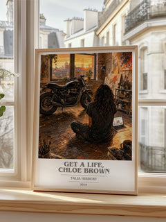 Get a Life, Chloe Brown book cover poster colour and style options – Talia Hibbert book art