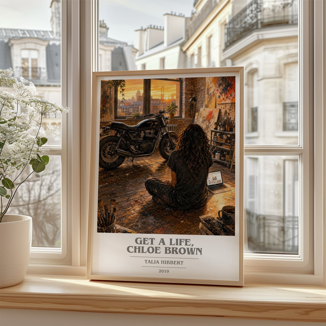 Get a Life, Chloe Brown book cover poster colour and style options – Talia Hibbert book art