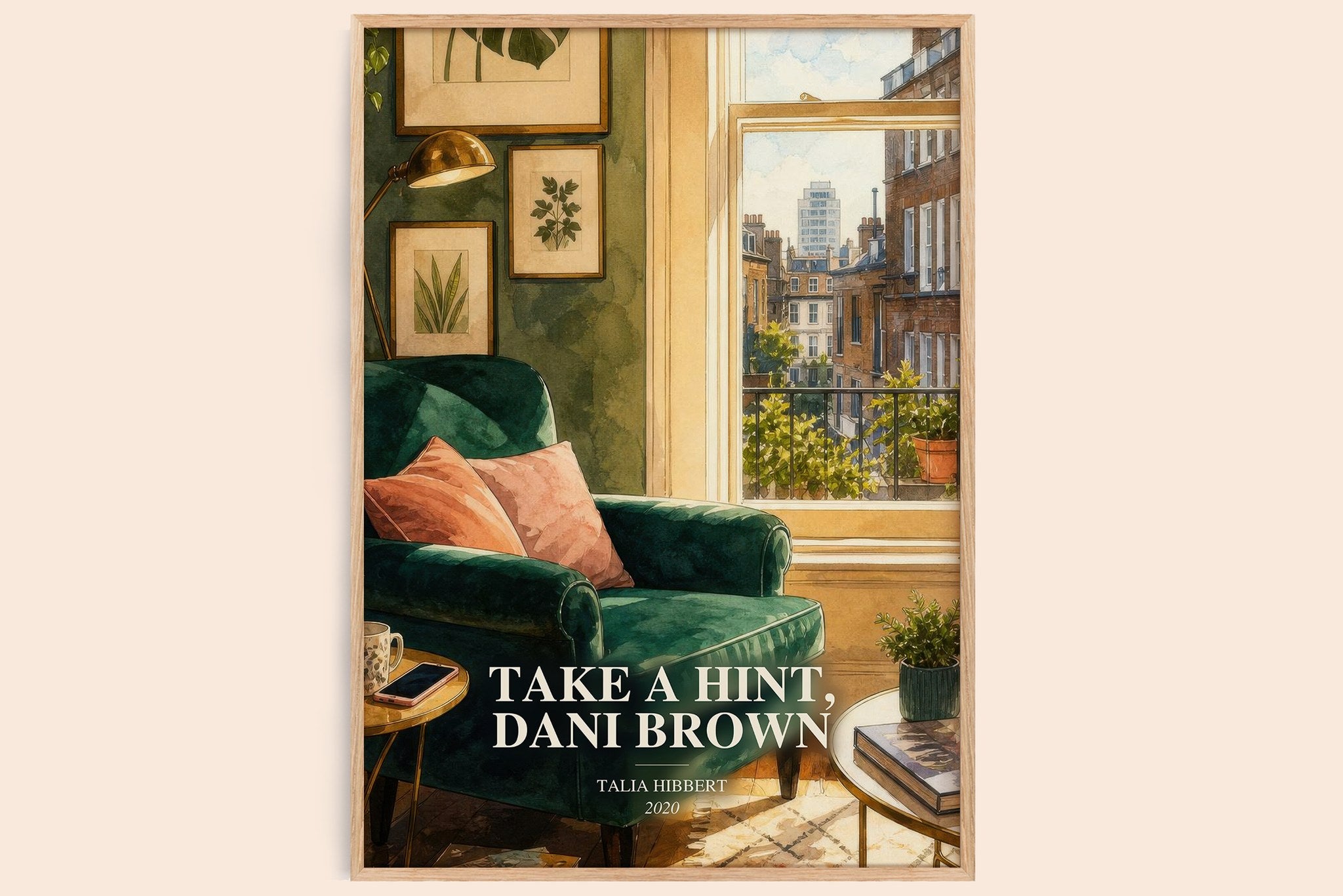 Take a Hint, Dani Brown Book Watercolour Illustration by Talia Hibbert
