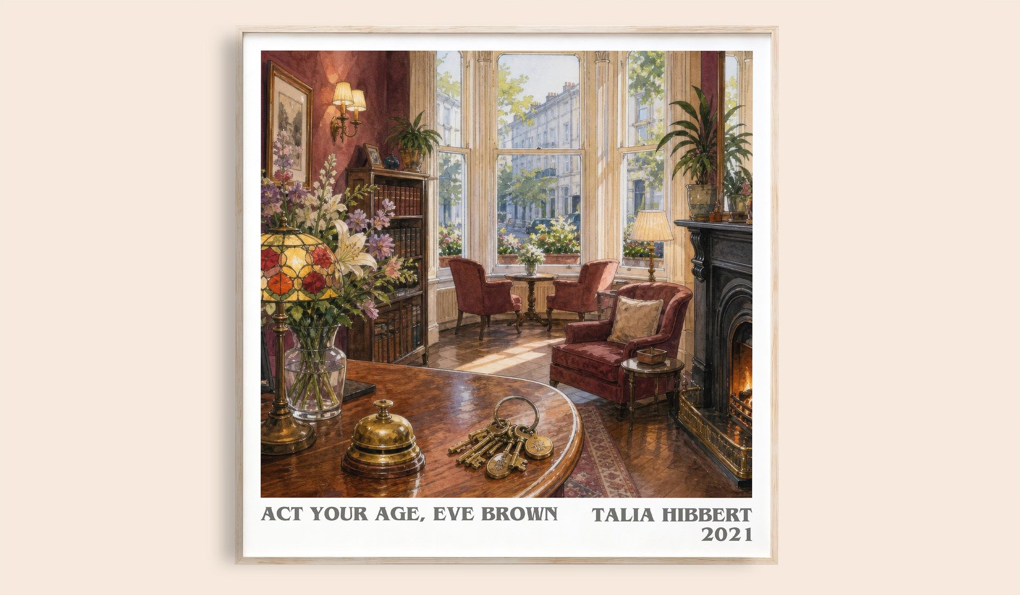 Act Your Age, Eve Brown Literary Art Print by Talia Hibbert