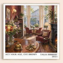 Act Your Age, Eve Brown Literary Art Print by Talia Hibbert – square framed poster