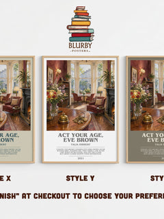 Act Your Age, Eve Brown Bookish Wall Art by Talia Hibbert – image 4