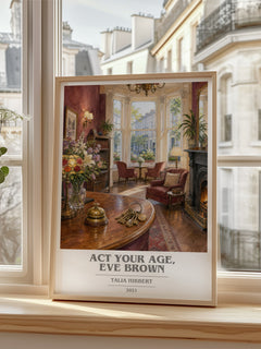 Act Your Age, Eve Brown book cover poster colour and style options – Talia Hibbert book art