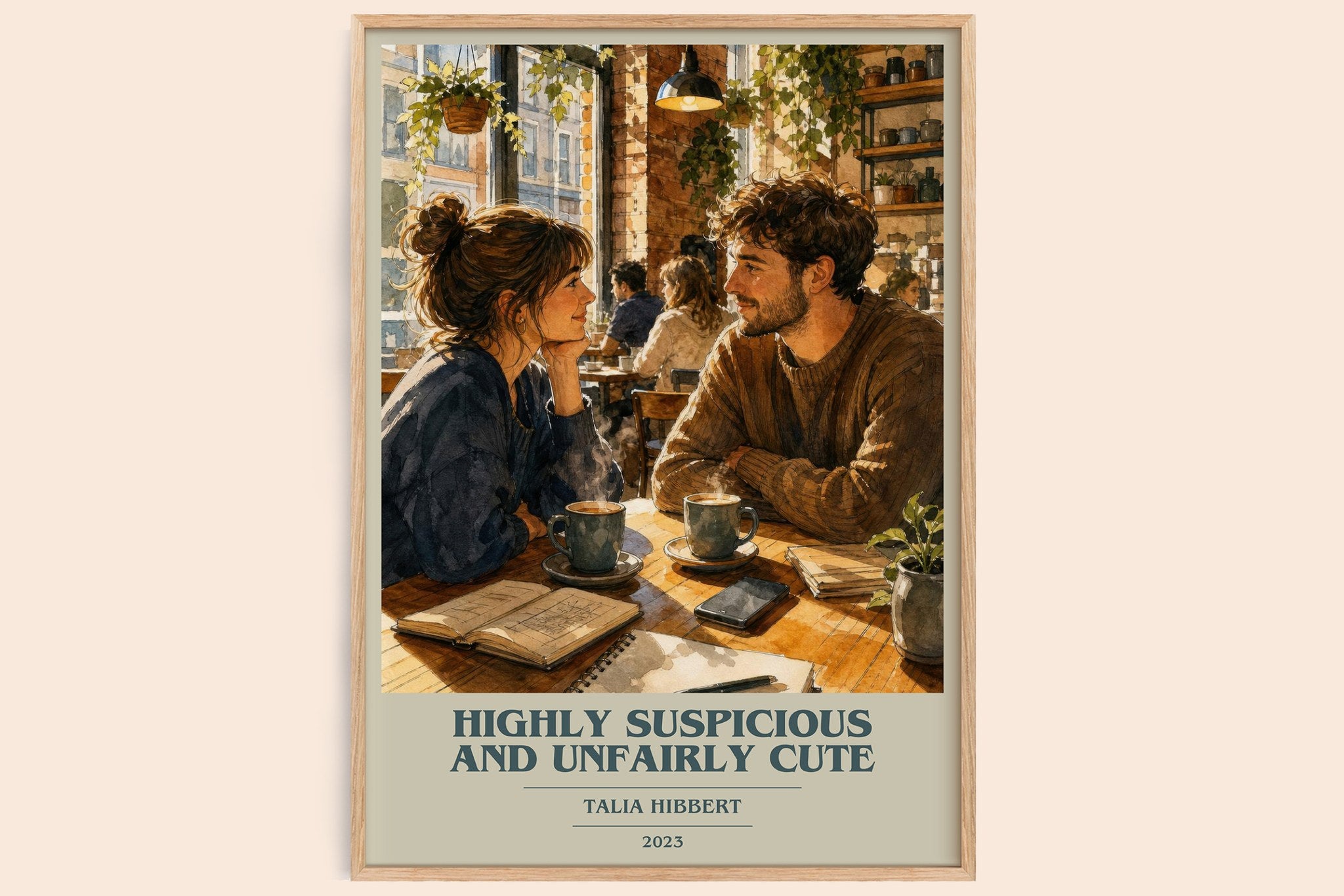 Highly Suspicious and Unfairly Cute Book Cover Poster by Talia Hibbert