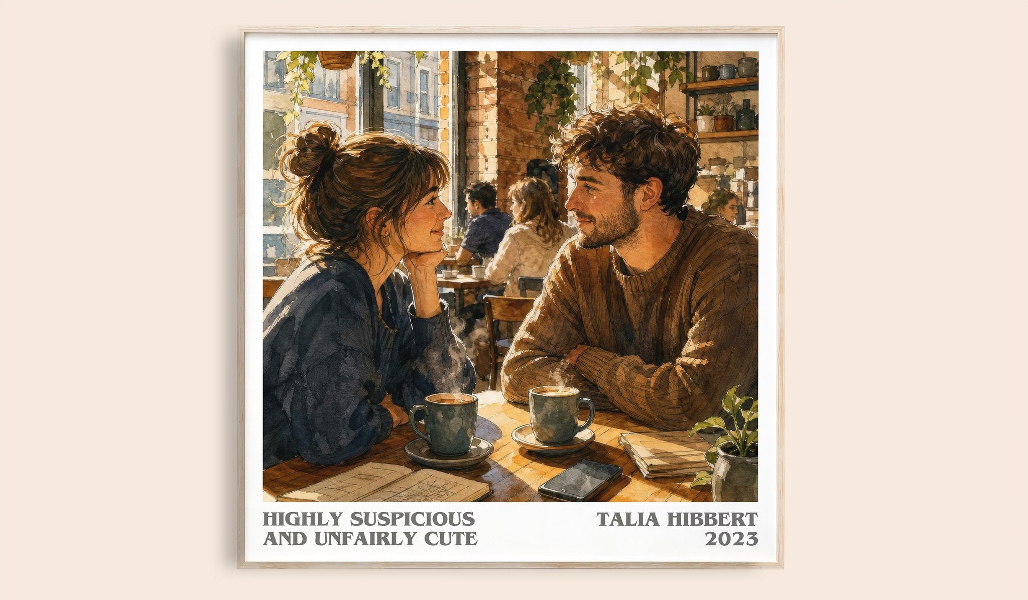 Highly Suspicious and Unfairly Cute Literary Art Print by T. Hibbert