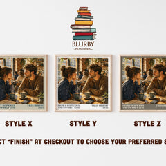 Highly Suspicious and Unfairly Cute literary print in frame leaning in hallway – young adult wall art