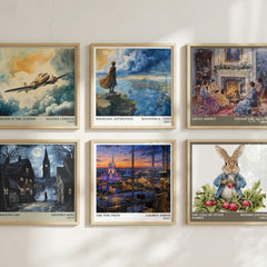The Fine Print literary art print colour and style options – Lauren Asher book art