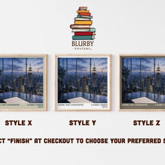 Terms and Conditions literary print in frame leaning in hallway – romance wall art