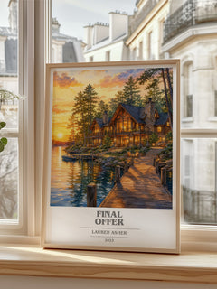 Final Offer book cover poster colour and style options – Lauren Asher book art