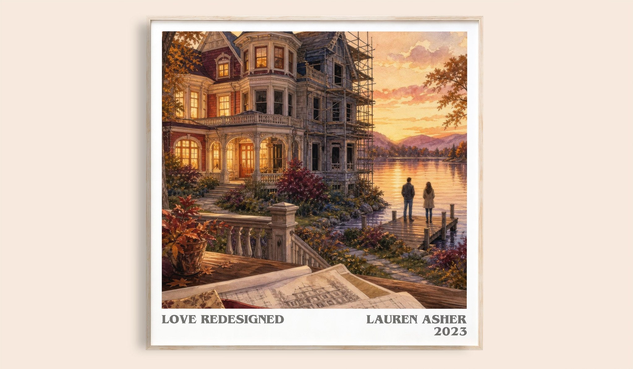 Love Redesigned Literary Art Print by Lauren Asher