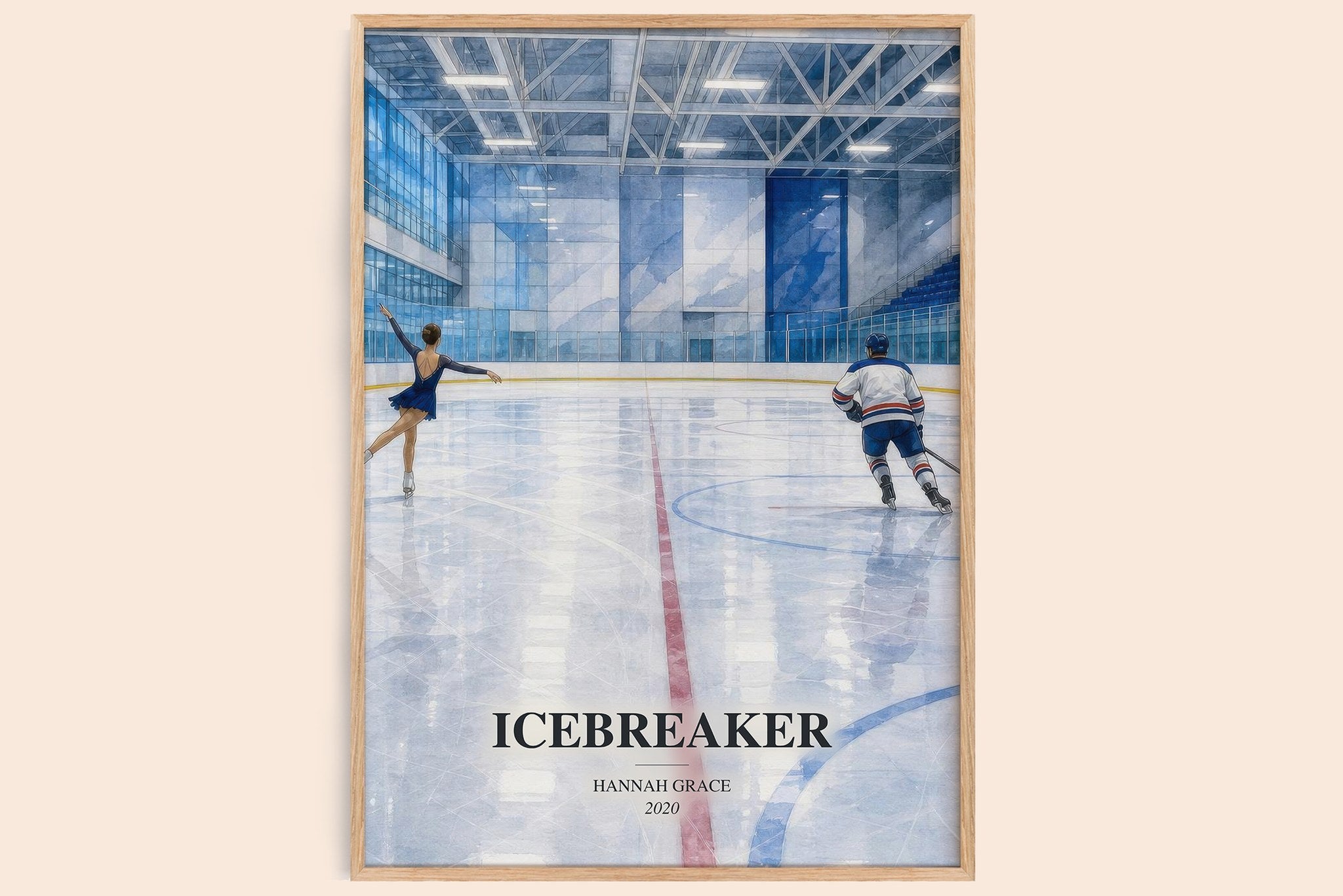 Icebreaker Book Watercolour Illustration by Hannah Grace