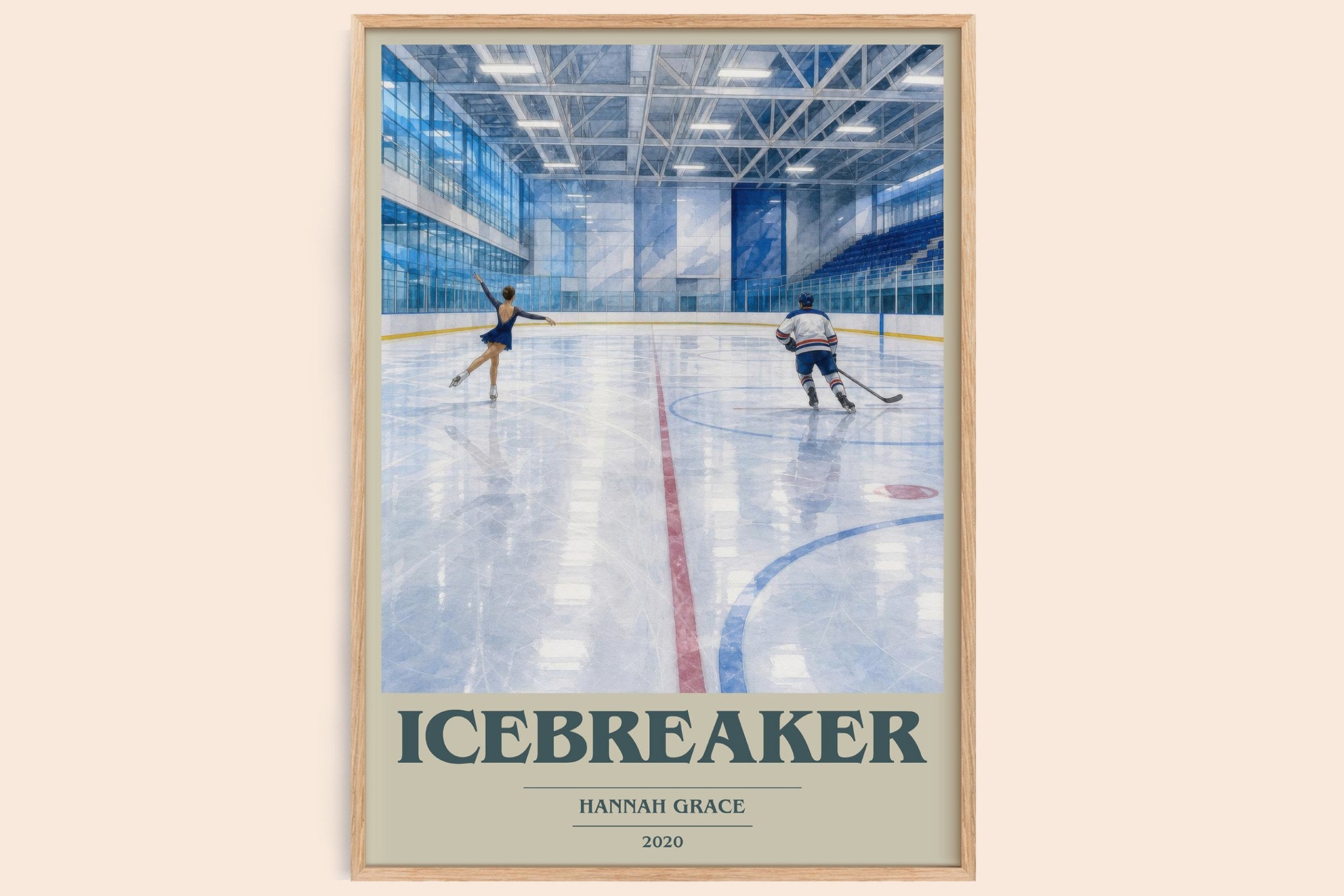 Icebreaker Book Cover Poster by Hannah Grace