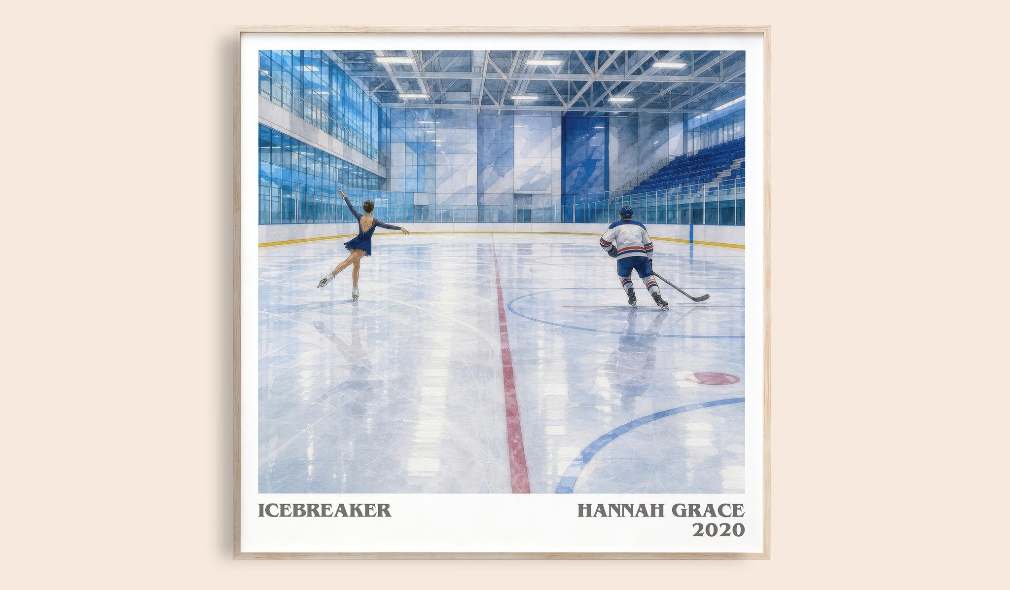 Icebreaker Literary Art Print by Hannah Grace