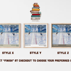 Icebreaker literary print in frame leaning in hallway – romance wall art