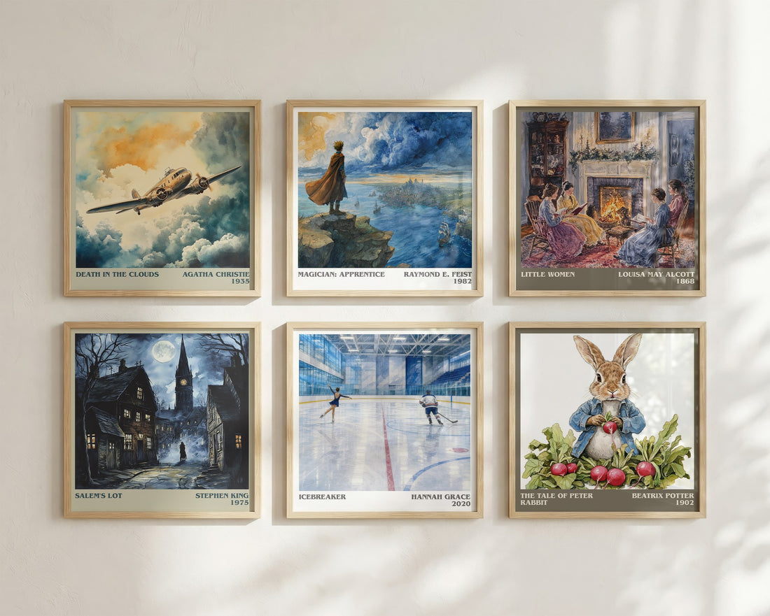 Icebreaker literary art print colour and style options – Hannah Grace book art