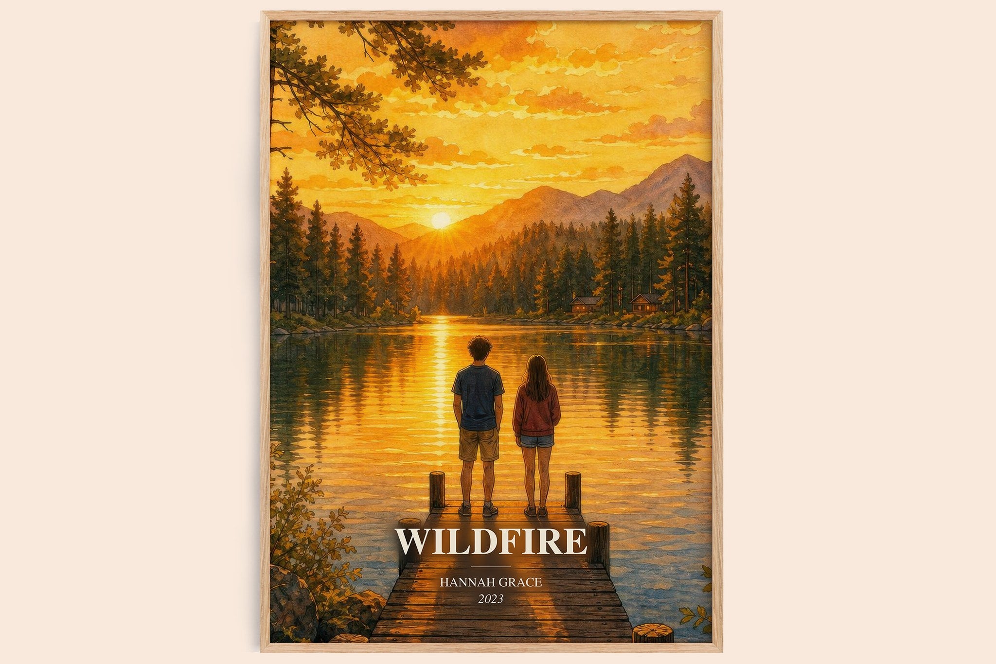 Wildfire Book Watercolour Illustration by Hannah Grace