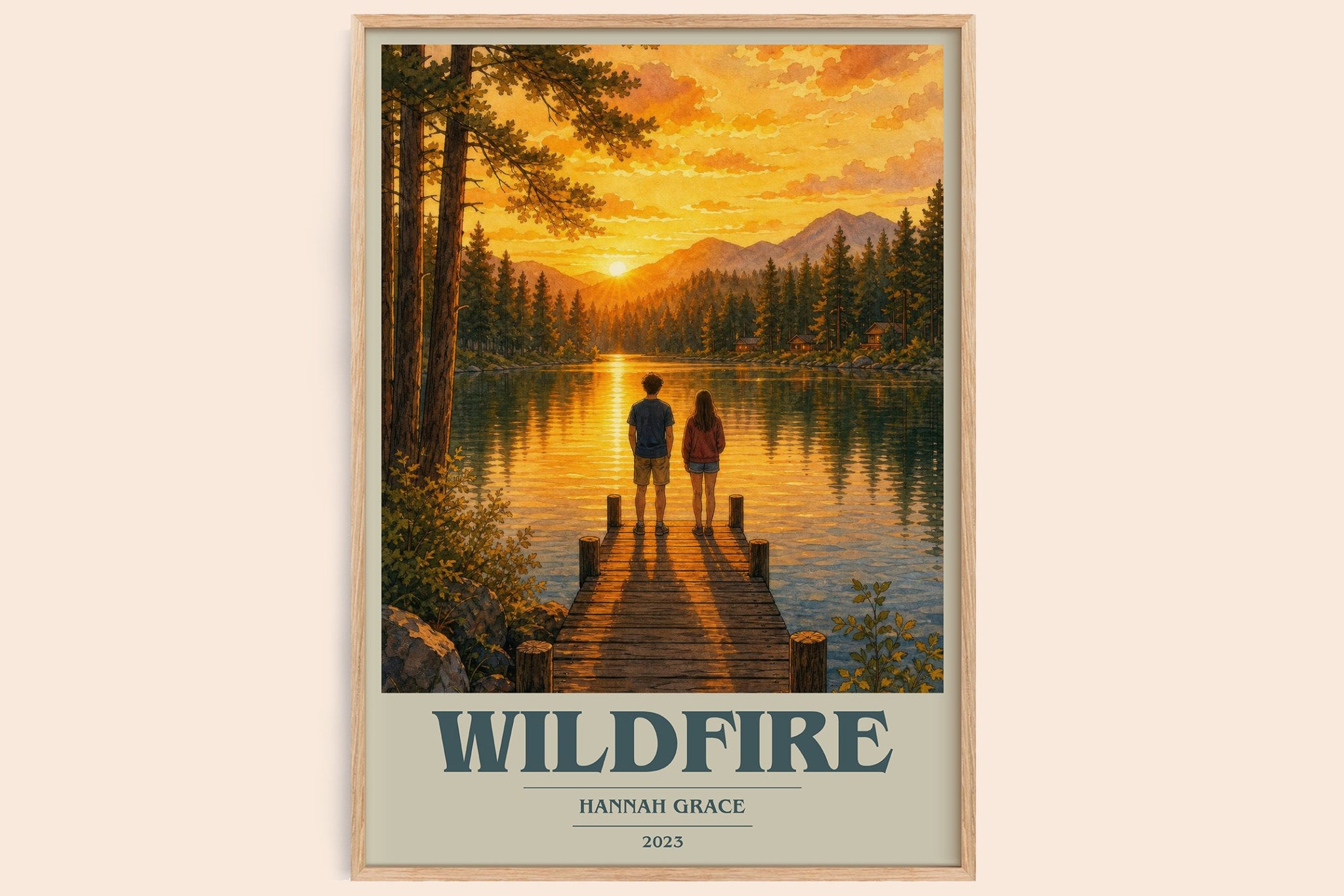 Wildfire Book Cover Poster by Hannah Grace