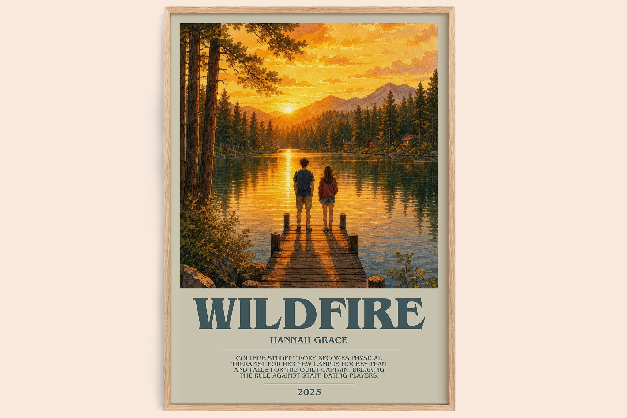 Wildfire Bookish Wall Art by Hannah Grace
