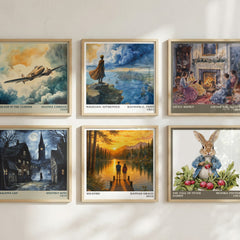 Wildfire literary art print colour and style options – Hannah Grace book art
