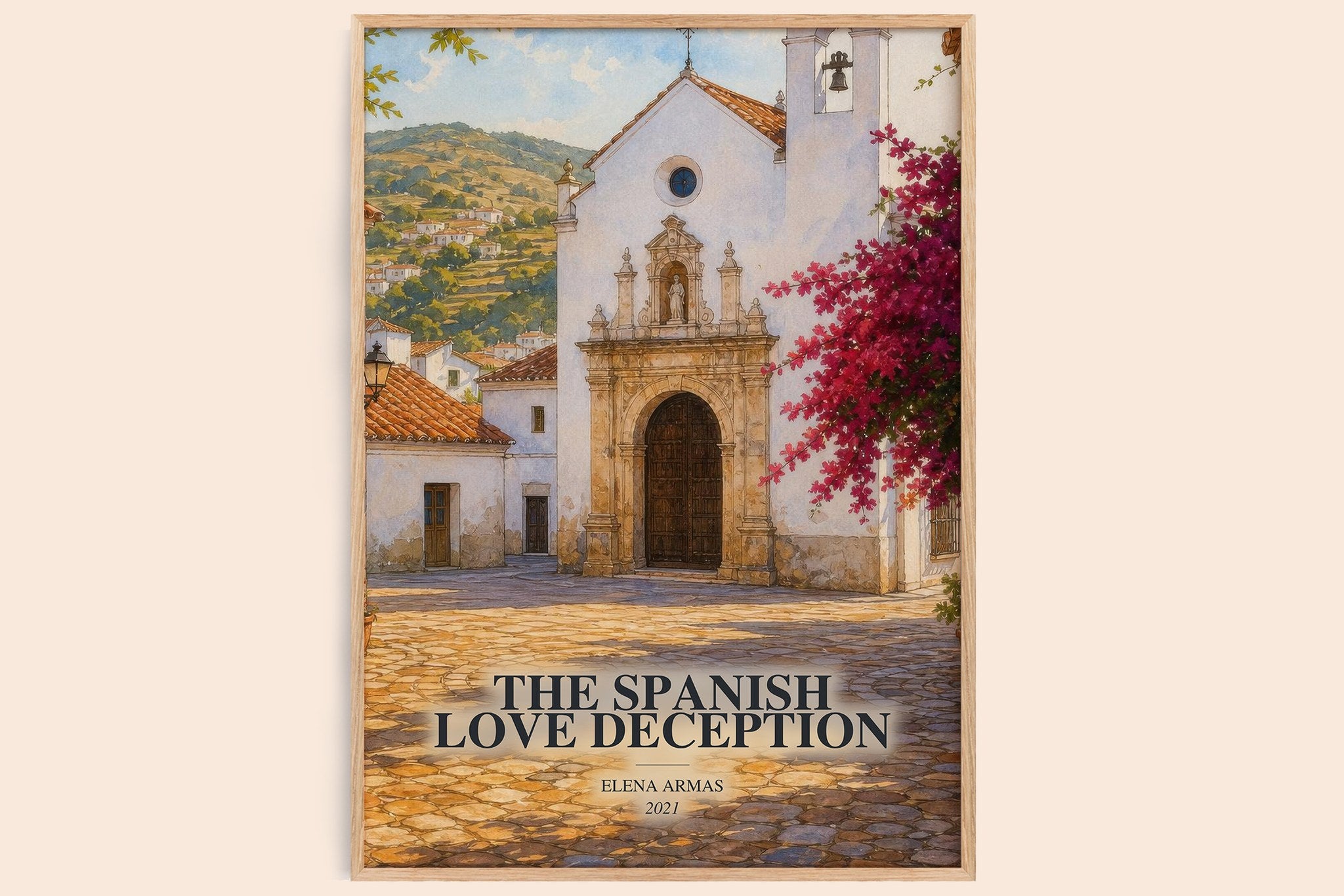 Spanish Love Deception Book Watercolour Illustration by Elena Armas