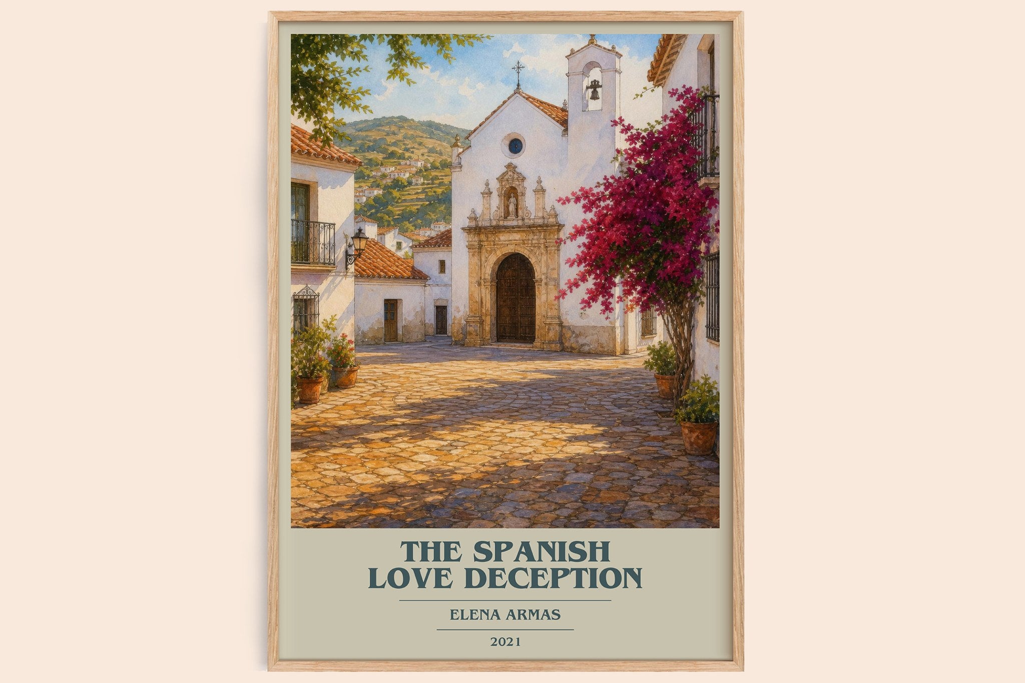The Spanish Love Deception Book Cover Poster by Elena Armas