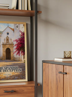 The Spanish Love Deception book watercolour illustration paper finish options – matte satin gloss