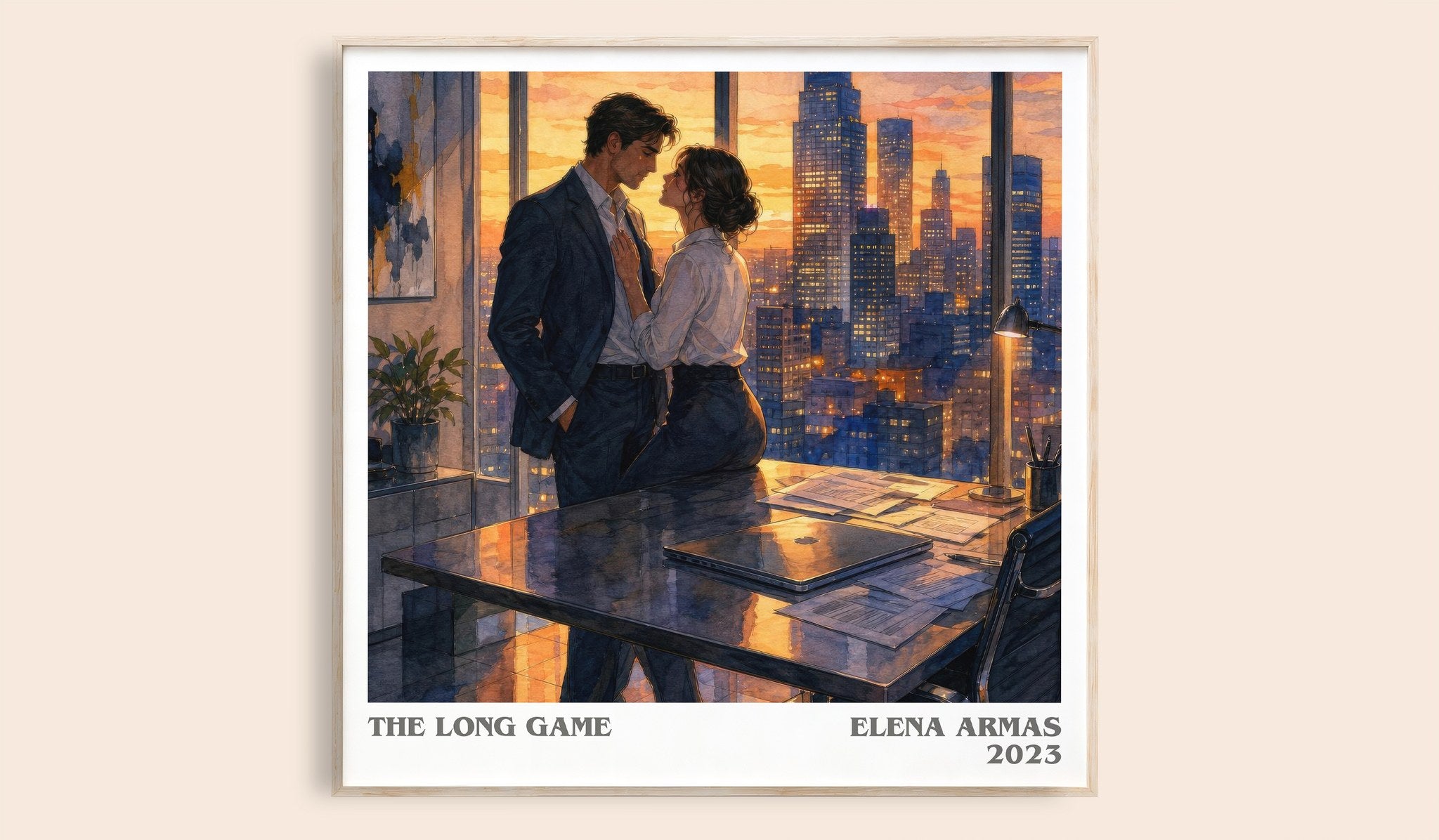 The Long Game Literary Art Print by Elena Armas