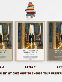 Red, White & Royal Blue Bookish Wall Art by Casey McQuiston – image 4