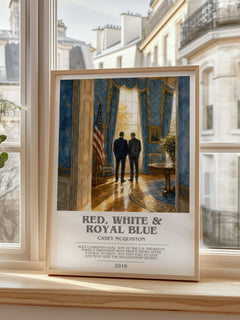 Red, White & Royal Blue Bookish Wall Art by Casey McQuiston – image 2