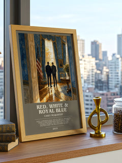 Red, White & Royal Blue Bookish Wall Art by Casey McQuiston – image 3