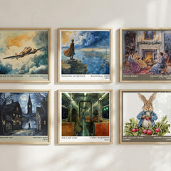 One Last Stop literary art print colour and style options – Casey McQuiston book art