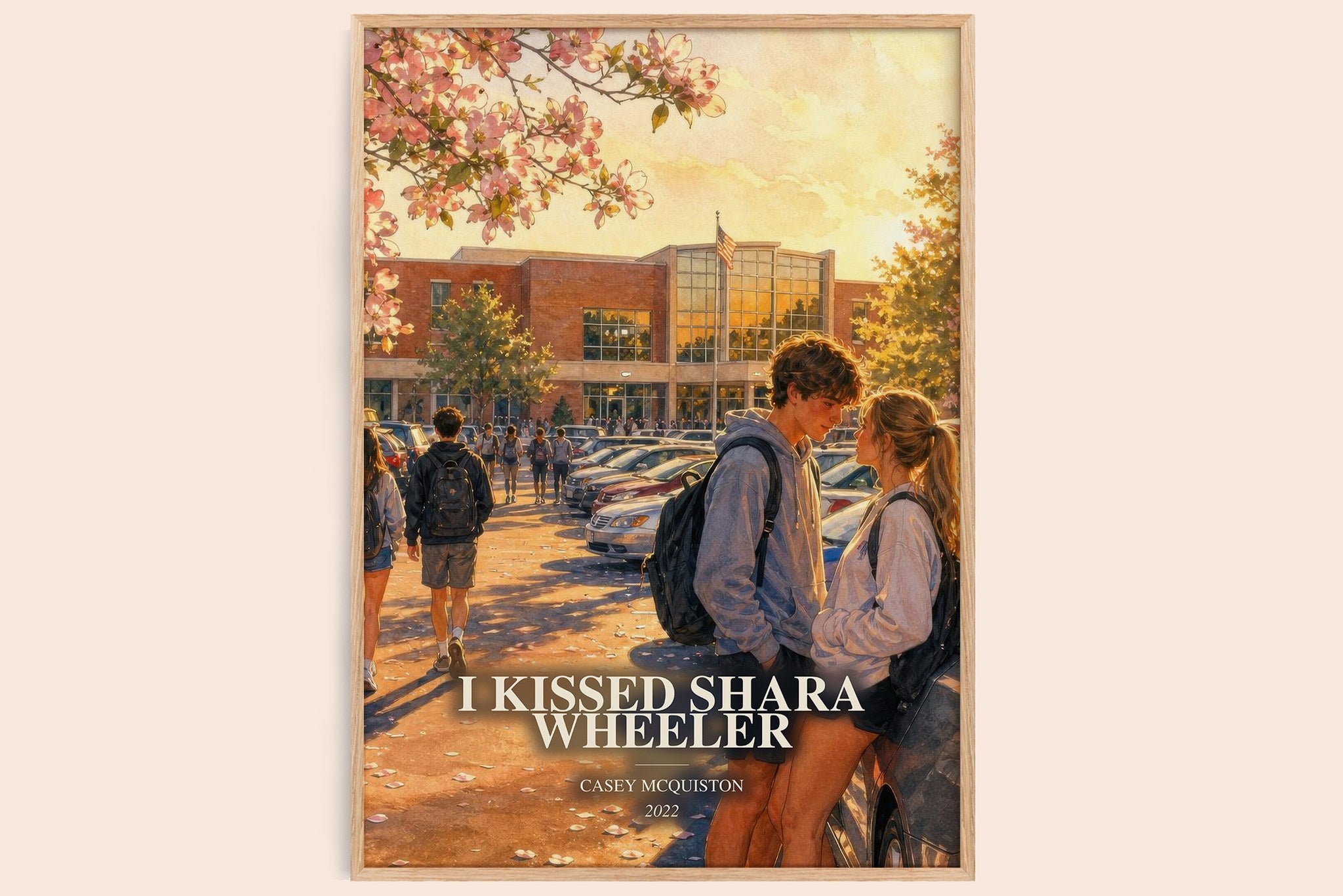 I Kissed Shara Wheeler Book Watercolour Illustration by C. McQuiston