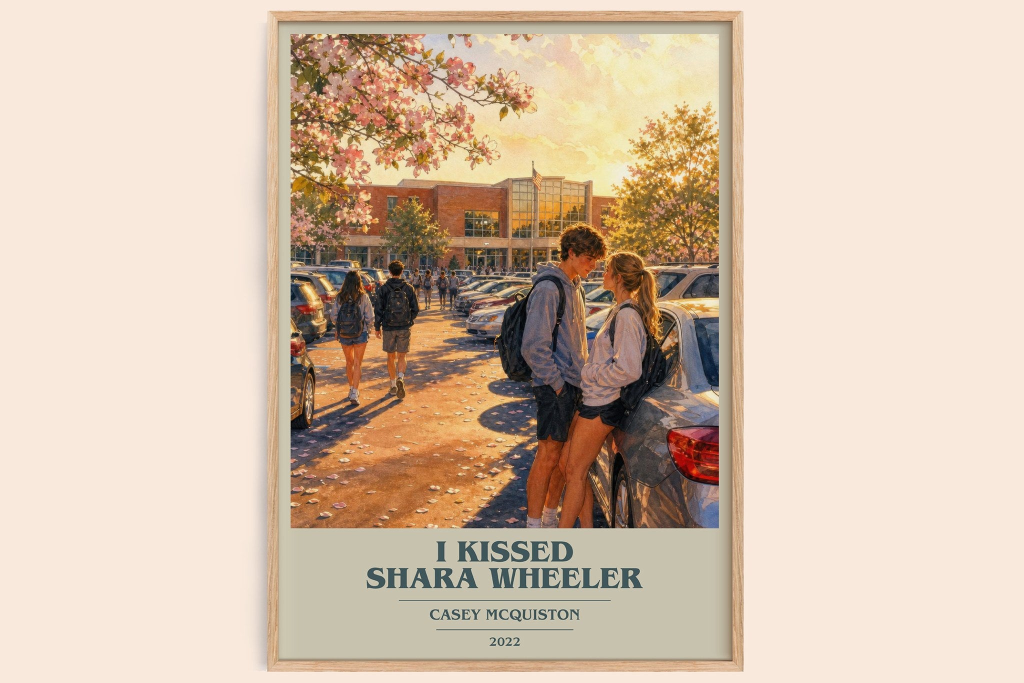 I Kissed Shara Wheeler Book Cover Poster by Casey McQuiston