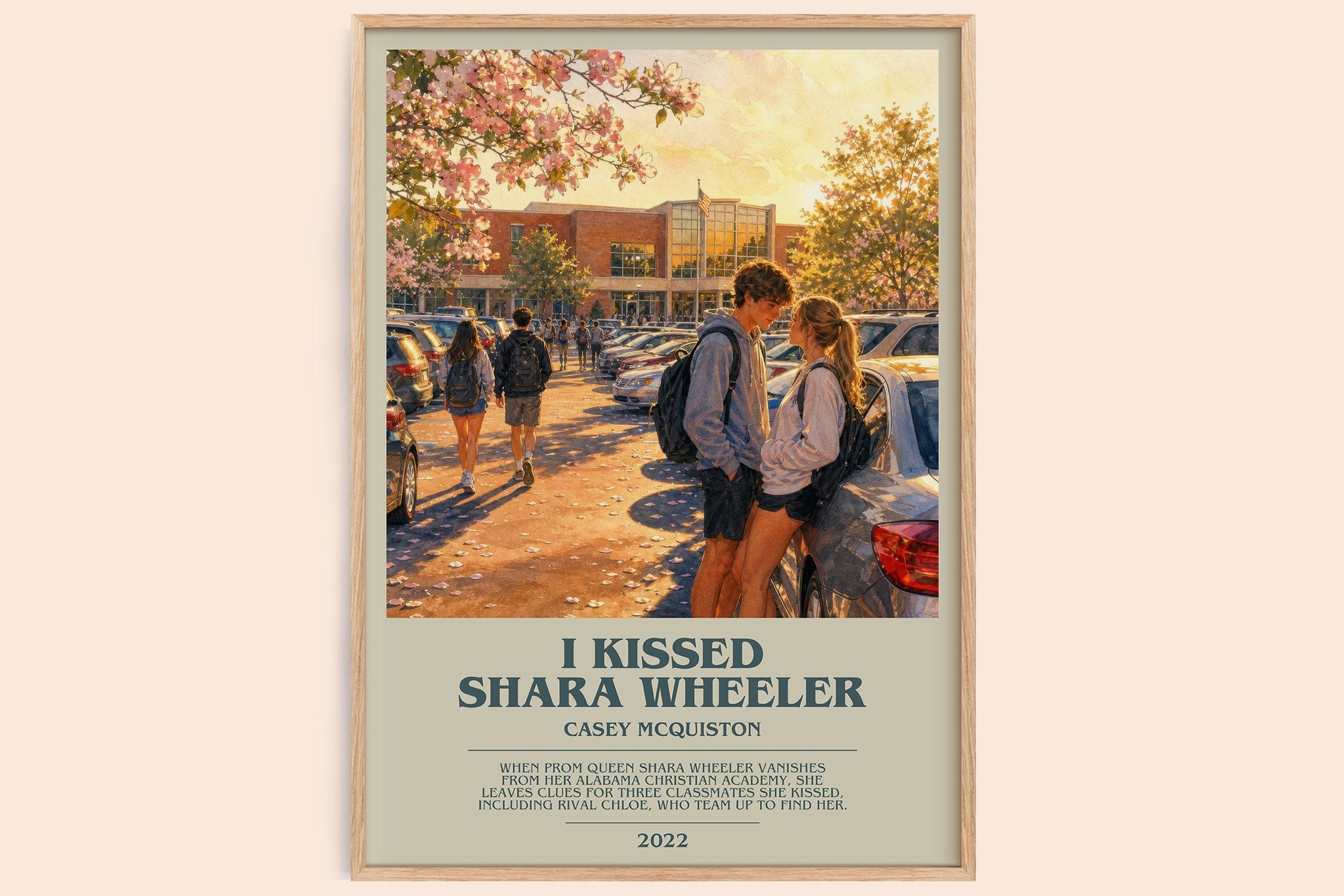 I Kissed Shara Wheeler Bookish Wall Art by Casey McQuiston