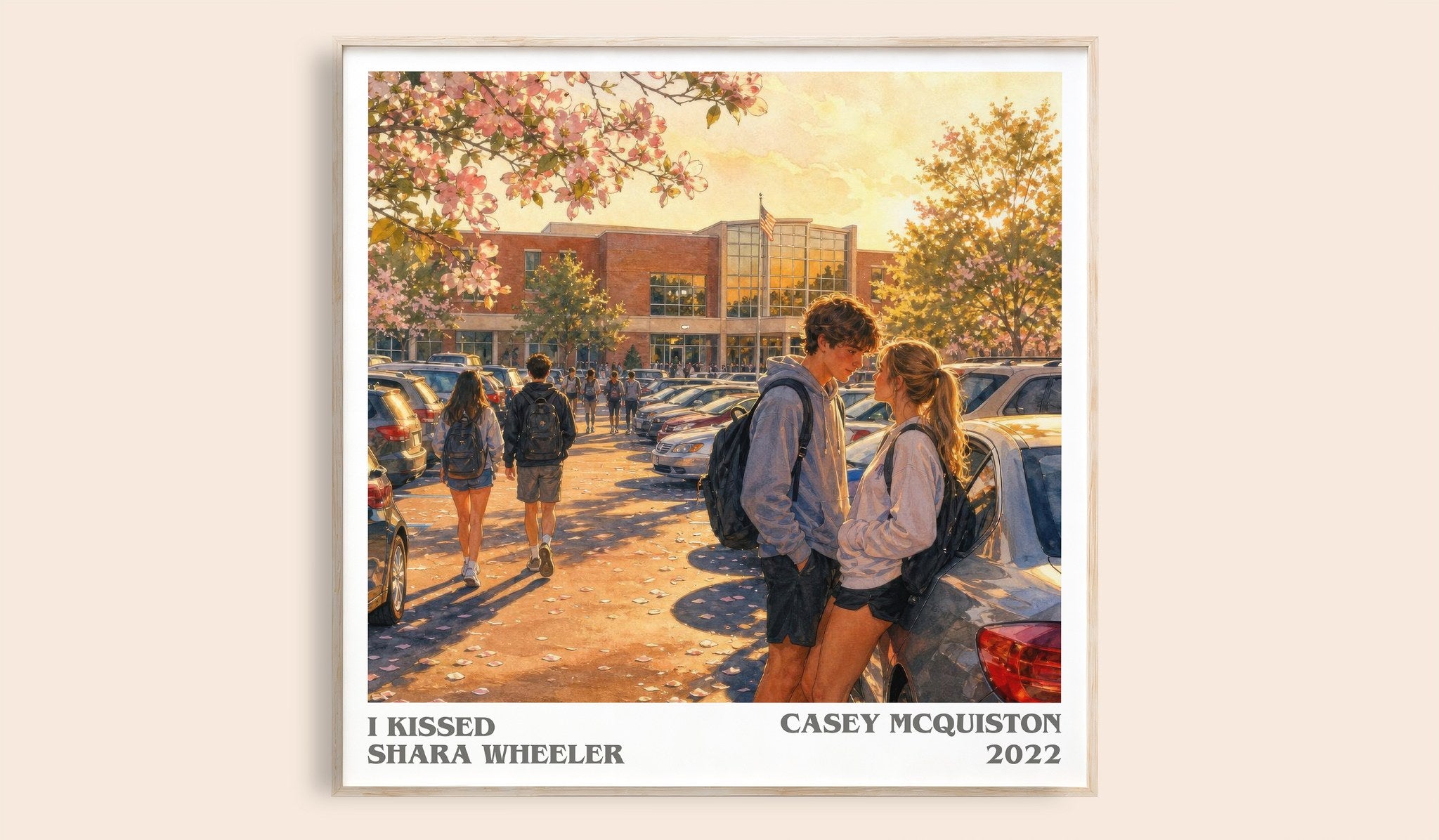 I Kissed Shara Wheeler Literary Art Print by Casey McQuiston