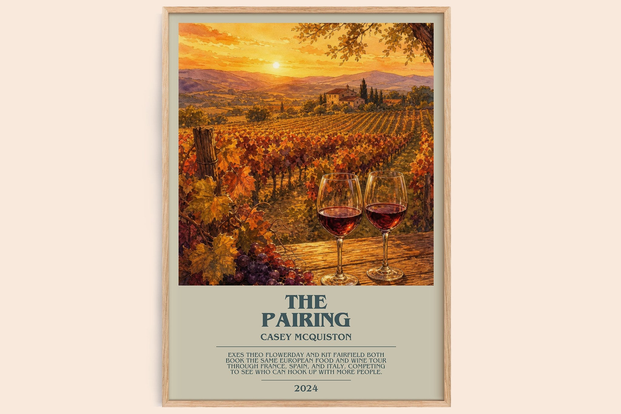 The Pairing Bookish Wall Art by Casey McQuiston