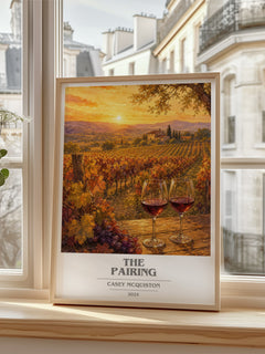 The Pairing book cover poster colour and style options – Casey McQuiston book art