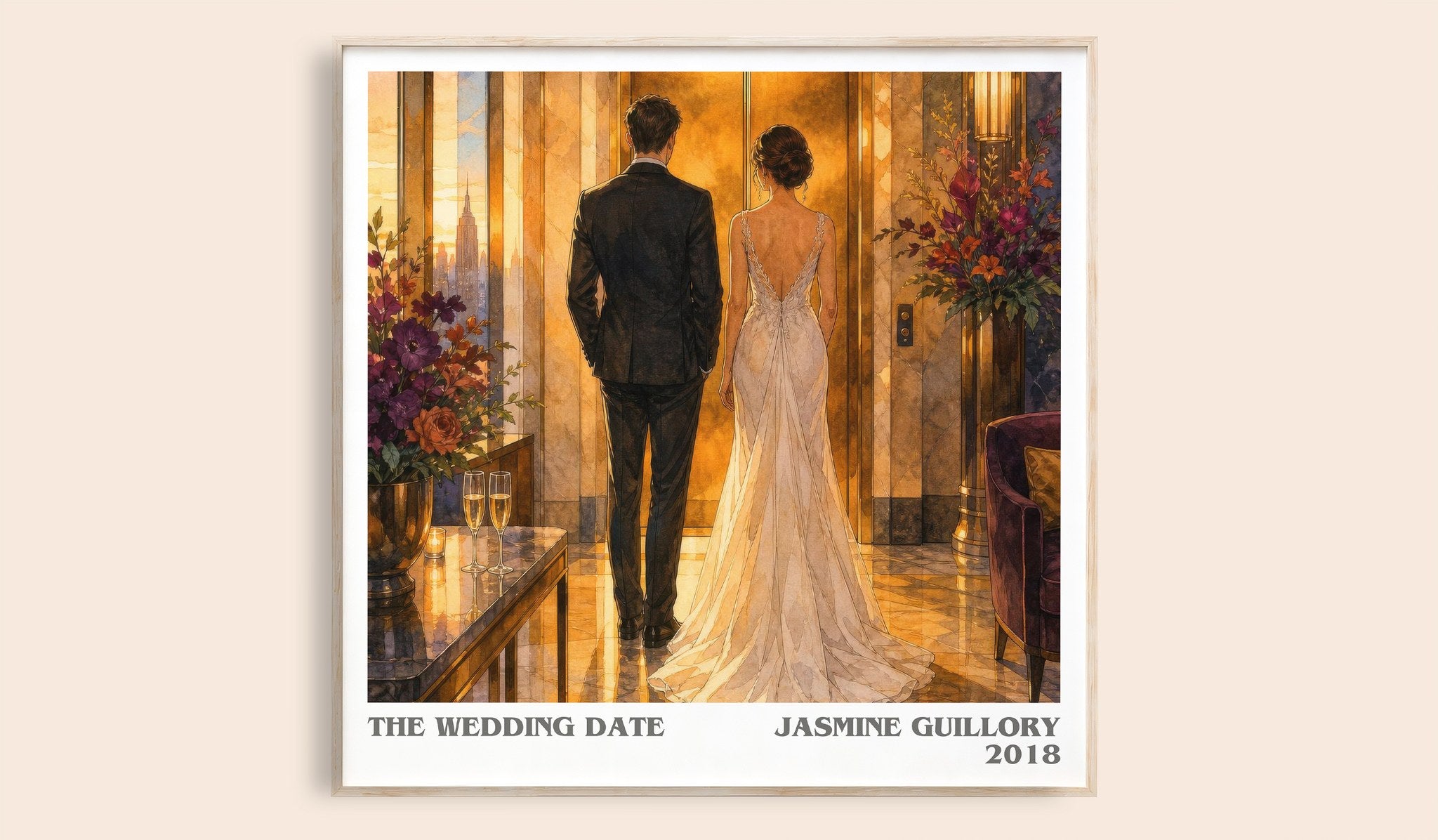 The Wedding Date Literary Art Print by Jasmine Guillory