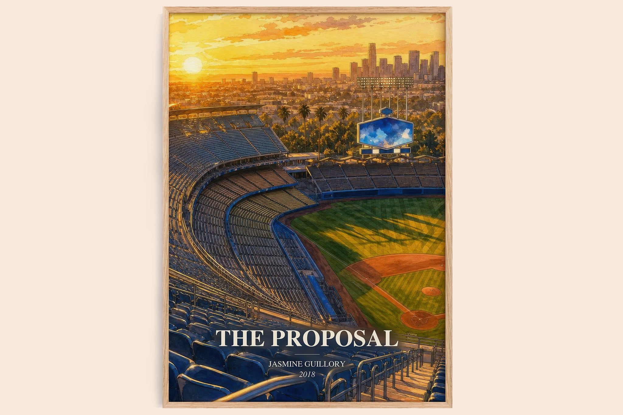 The Proposal Book Watercolour Illustration by Jasmine Guillory