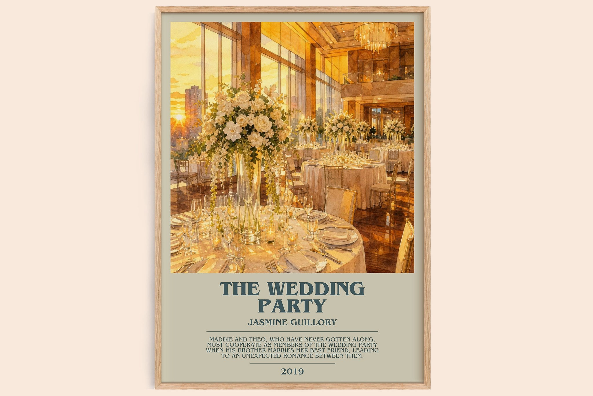 The Wedding Party Bookish Wall Art by Jasmine Guillory