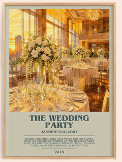 The Wedding Party Bookish Wall Art by Jasmine Guillory – image 1