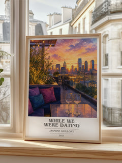 While We Were Dating book cover poster colour and style options – Jasmine Guillory book art