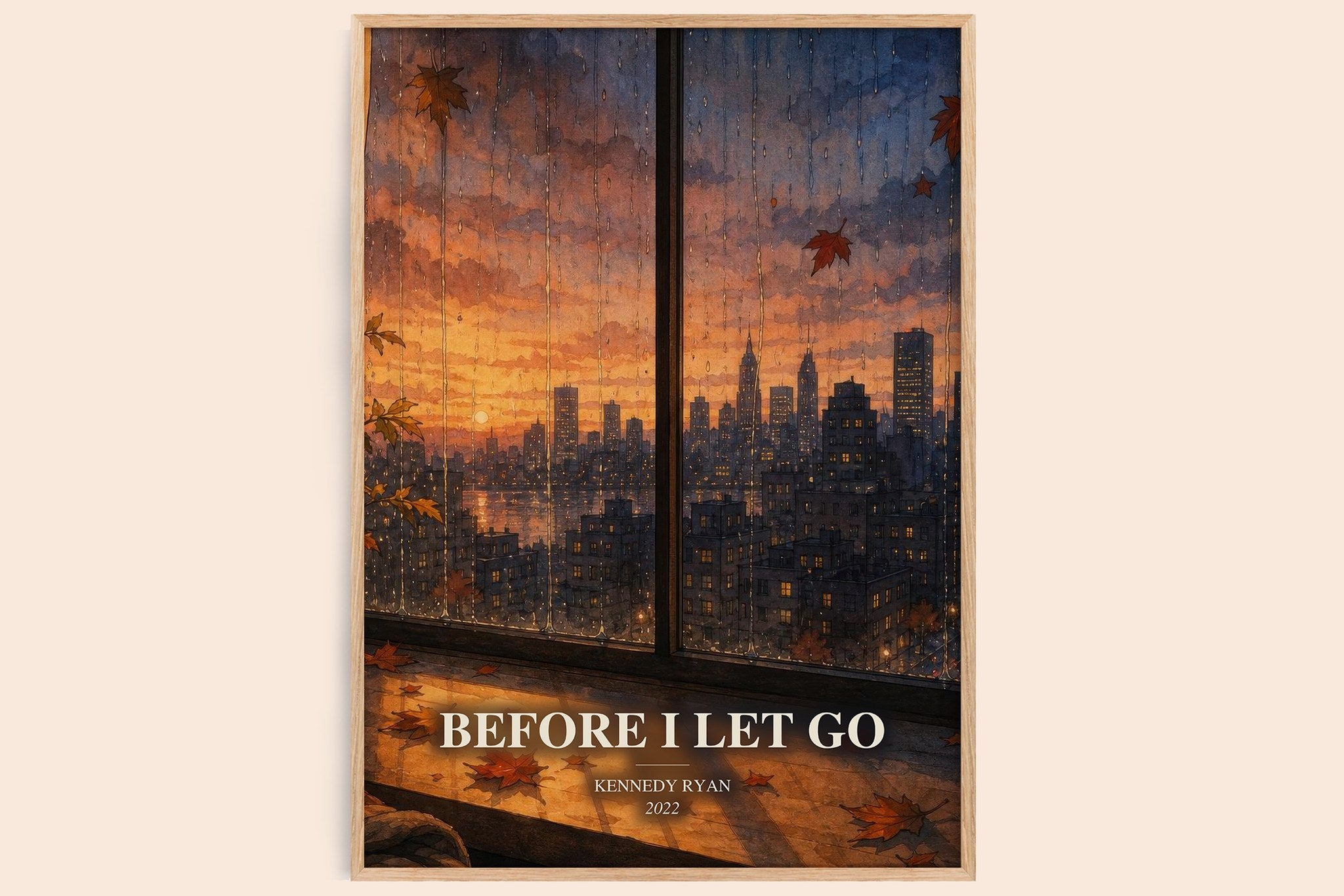 Before I Let Go Book Watercolour Illustration by Kennedy Ryan