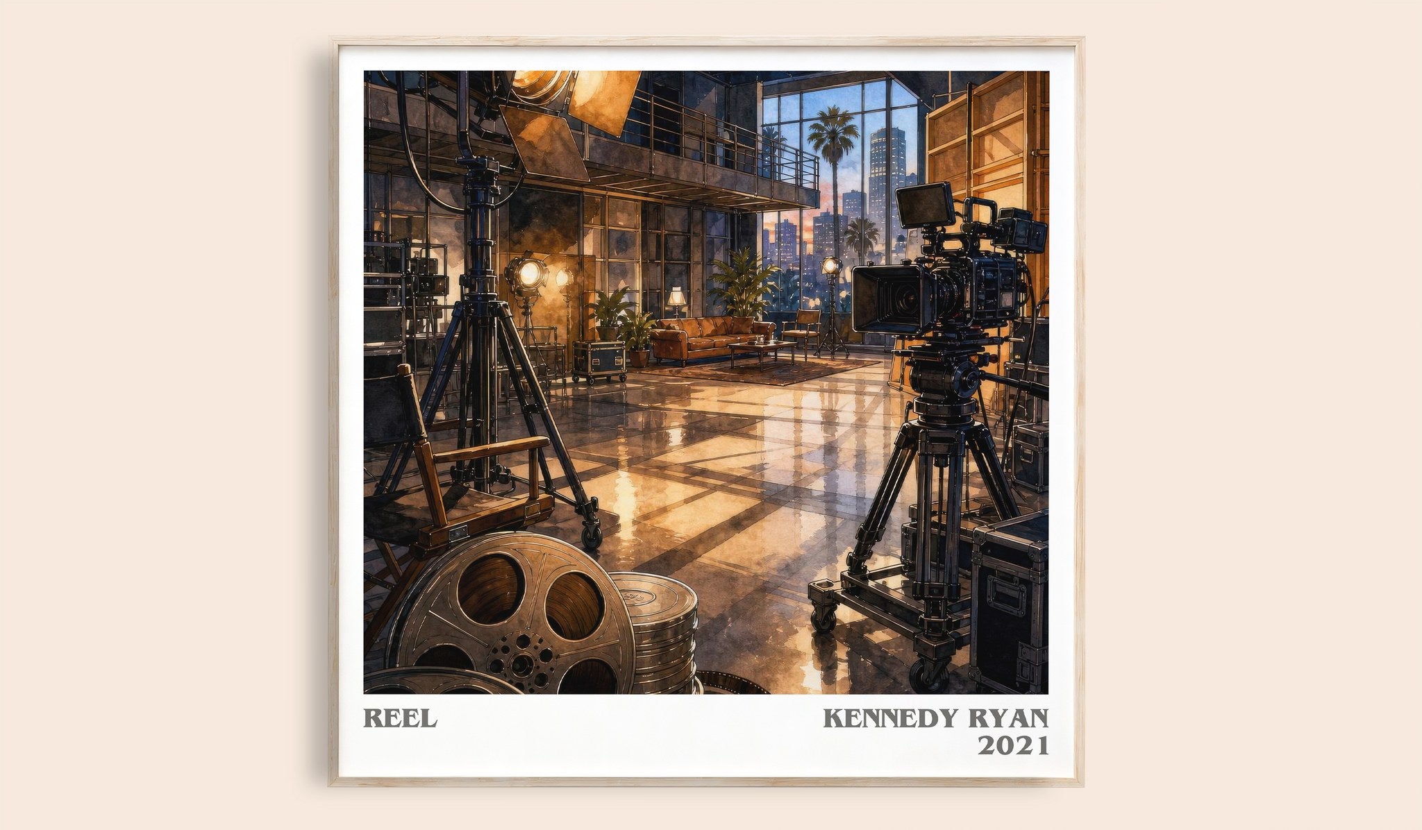 Reel Literary Art Print by Kennedy Ryan