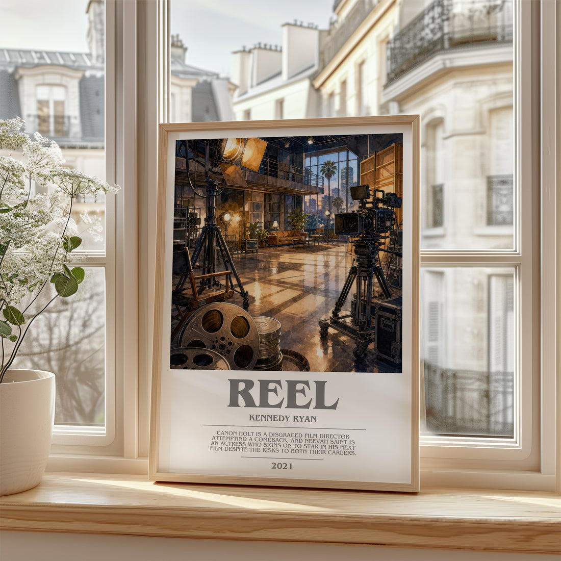 Reel bookish poster colour and style options – Kennedy Ryan book art