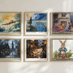 Reel Literary Art Print by Kennedy Ryan – square print in a six-frame gallery wall