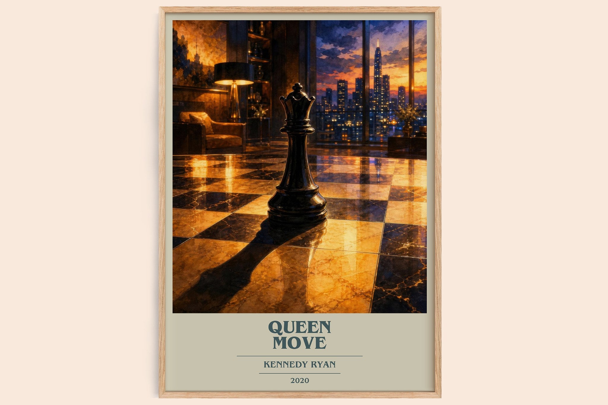 Queen Move Book Cover Poster by Kennedy Ryan