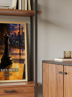 Queen Move book watercolour illustration paper finish options – matte satin gloss