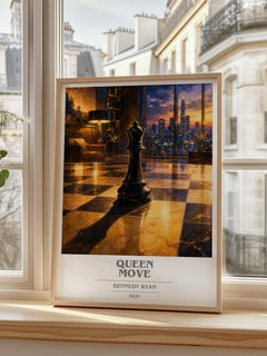 Queen Move book cover poster colour and style options – Kennedy Ryan book art