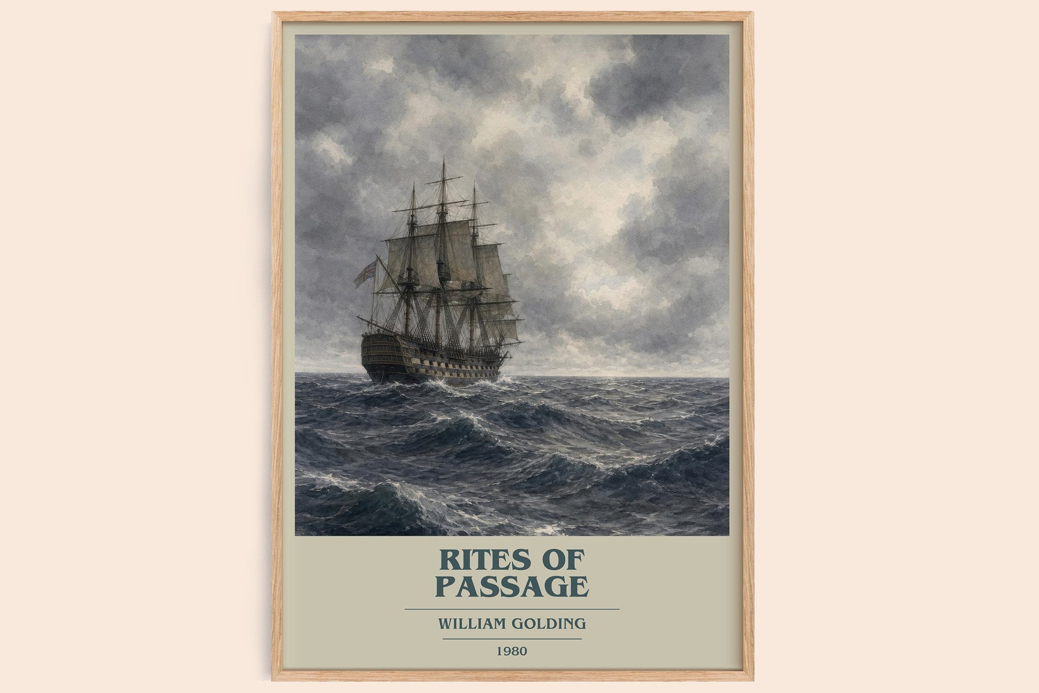Rites of Passage Book Cover Poster by William Golding